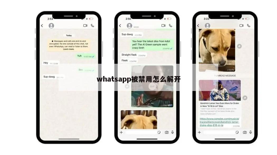 whatsapp被禁用怎么解开